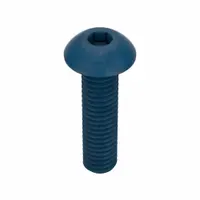 Socket Head Cap Screw: M3x0.50 Thread Size, 12 mm Lg, Button, Blue Phosphate, Alloy Steel, 50 PK (MPN UST194862)