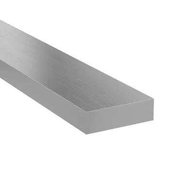 OEM Alloy Steel Rectangular Bar: 0.13 in Thick, ±0.001 in, 3/8 in x 36 in Nominal Size (WxL) - Wear-Resistant 4142 Alloy Steel Flat Bars