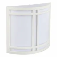 Radio Wall Sconce: White, 1,500 lm, 4100K, 80 CRI, 14 W Fixture Watt, 120 to 277V AC, 3 5/8 in Lg (MPN RDS11101600L41WH)
