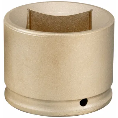 AMPCO Impact Socket: 1 in Drive Size, 1 7/16 in Socket Size, 4-Point, Std - 1" Drive SAE Non-Sparking Impact Sockets