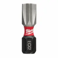 MILWAUKEE Insert Bit: Insert Bit, Imperial, #2 Bit Industry Size, Std, 1 in Overall Lg, Hex, 25 PK (MPN 48-32-4142)