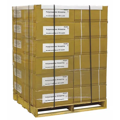 OEM Plastic Strapping: 3/8 in Strapping Wd - Machine-Grade Polypropylene Strapping