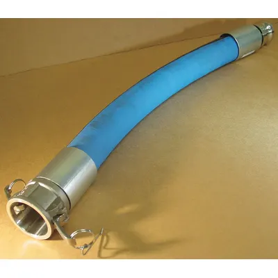 NOVAFLEX 6285WN-16-10-CE White Neoprene Water Suction & - White Neoprene Water Suction & Discharge Hose Assemblies with EPDM Cover with Polyester Tire Cord & Wire Helix Reinforcement