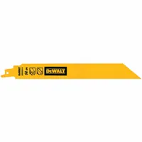 DEWALT Reciprocating Saw Blade: 14 Teeth per Inch, 9 in Blade Lg, 1 in Blade Thick, Bi-Metal, 5 PK (MPN DWAR9114)