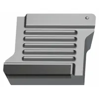 This specialty indexable milling insert is designed for precision machining of metals in industrial milling operations. It accommodates nonstandard geometries required for specific workpiece profiles, such as in general engineering applications