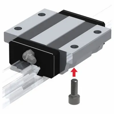 THK Linear Guide Carriage: For 15 mm Rail Wd, Ball, SR Radial Rail Guide - THK SR Series Ball Carriages