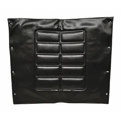 Vinyl back upholstery for wheelchairs, compatible with ProBasics and other major brands. Includes mounting screws for installation. Used as a replacement backrest for manual wheelchairs in healthcare and home care settings.