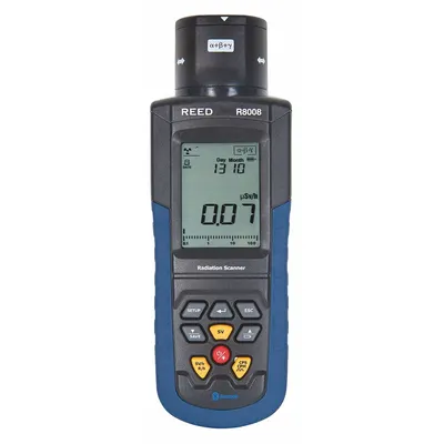 REED INSTRUMENTS Radiation Meter: Hard Carrying Case/Software - Radiation Detectors