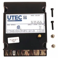 Replacement ignition control for gas-fired heating equipment. Manages the ignition sequence and flame monitoring in HVACR systems such as furnaces, boilers, and heaters.