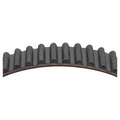 Timing belt and metric V-belt belt with 1,272 mm effective length and fiberglass reinforcing cord. Designed for engine timing and accessory drive applications in vehicles.
