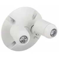 Remote Head: LED, Aluminum, Wall, 2 W Lamp Watt, 2 Lamps, 4.8 V, Adj, White, Wet Location Rated (MPN EVODW)