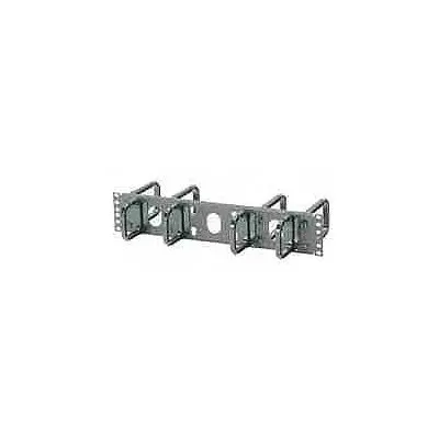 PANDUIT Dual Side Horizontal Ring Manager: Horizontal, 2 U, Dual Side Sides - Horizontal Ring-Style Cable Managers