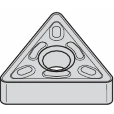 WIDIA Triangle Turning Insert: TNMG3324P - Triangle (T) Indexable Turning Inserts