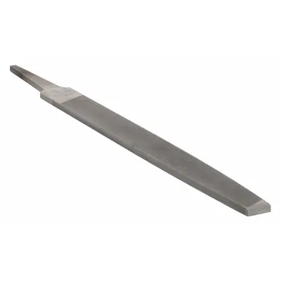 NICHOLSON Machinists File: Rectangular, Smooth Cut, 6 in Lg without Tang, 5/8 in Wd - Tapered Single-Cut Rectangular Files