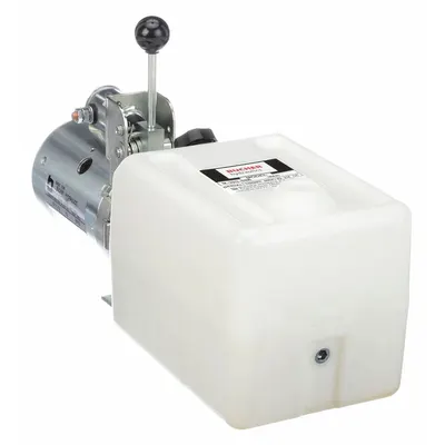 MONARCH Hydraulic Power Unit: 2.5 gpm, 3,000 psi Max. Pressure, 1 gal Reservoir Capacity - Single Acting DC Hydraulic Power Units