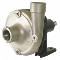 This pedestal pump is sized for 5 hp with a maximum head of 135 ft and a 3/4 in shaft outside diameter. Constructed with stainless steel for corrosion resistance. Suitable for water transfer, circulation, and dewatering in commercial and light industrial applications.