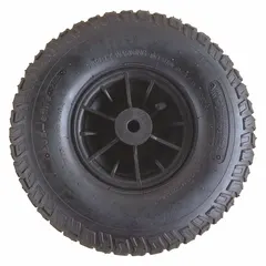 This pneumatic wheel is a replacement component for compatible Westward power tools. It is designed to provide mobility or operational support in industrial and maintenance applications. The wheel fits Westward brand equipment and is identified by manufacturer part number TT31124G.