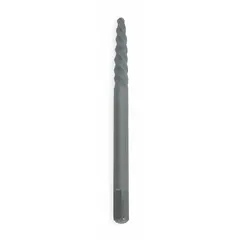 Size #2 spiral-flute screw extractor with a capacity of 1/4 in to 5/16 in. Designed for removing broken or damaged screws in industrial maintenance, automotive repair, and metalworking applications. The spiral-flute design provides grip and reverse torque for extraction.