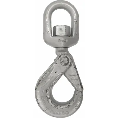 CROSBY Self-Locking Hook: 4,560 lb Working Load Limit, 100 Hook Grade, Alloy Steel - Self-Locking Hooks for Lifting