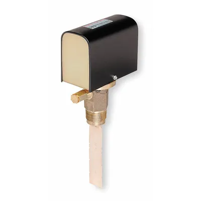 MCDONNELL & MILLER Flow Switch: Paddle, 1 1/4 in/16 in For Pipe Size, Brass - Insertion-Style Switches for Liquids