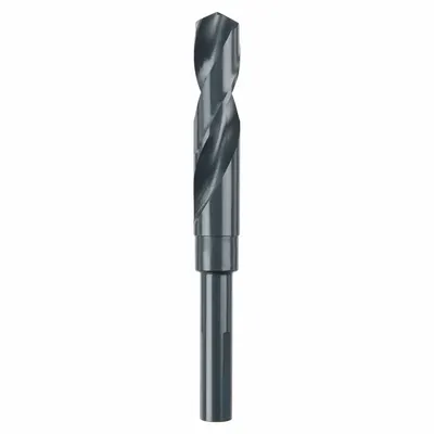 MILWAUKEE Silver and Deming Drill: 23/32", 135° Split Point, Black Oxide HSS - Chip-Clearing High-Speed Steel Silver & Deming Drill Bits