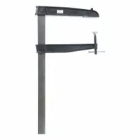 BESSEY Bar Clamp: Medium Duty, Sliding T Handle, 24 in Jaw Opening - Max, 1,550 lb Clamping Force, F (MPN CDS24-12WP)