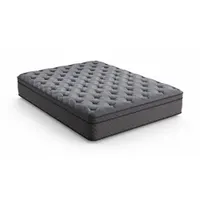Medium twin XL mattress with a 13-inch overall height. Features a CertiPUR gel memory foam comfort layer, an innerspring core, and a stretch knit fabric cover. Suitable for residential or commercial sleeping applications such as dormitories, guest rooms, or healthcare facilities
