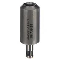 Squeezer Die: 1 in Head Lg, For 1 in Rivet Head Dia, Brazier Head Die, Fits 1/8 in Rivet Dia, Steel (MPN SQ-1-14)