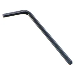 L-shaped hex key with 7/32 in SAE tip size. Made from alloy steel with black oxide finish. Long length for extended reach. Includes 2 tips per key, 10 keys per pack. Suitable for driving hex socket fasteners in assembly and maintenance tasks.