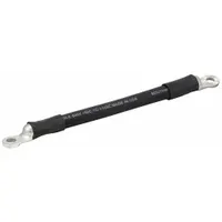 QUICKCABLE Battery Cable Heavy Duty: Battery Cable, 2/0 ga Wire Size, 10 in Overall Lg, Black, 12V (MPN 7910-360-001F)
