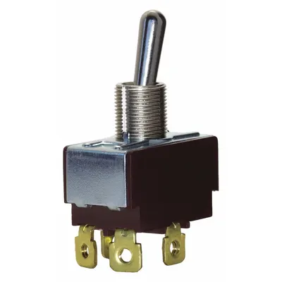 EATON Toggle Switch: 3 Position, 6 Connections, DPST, Screw Terminals Connection - Panel-Mount Toggle Switches