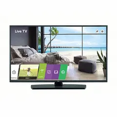 This 50-inch LED commercial HD television delivers 4K resolution (3840 x 2160) with a 60 Hz refresh rate. It features a coaxial cable input and is designed for hospitality applications such as hotel guest rooms and conference centers.