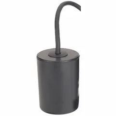 This tether float switch is designed for pump-down applications in sump pits, tanks, and basins. It operates at 115/230V AC with a 20 ft cord and activates when tilted 45° above horizontal. The normally open configuration closes the circuit to start a pump when liquid rises, suitable for automatic level control in water and wastewater systems.