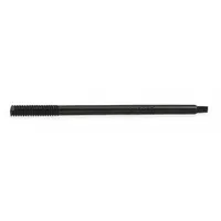 Threaded mandrel tool for installing steel helical inserts into metric coarse right-hand threaded holes. Used in machining and repair applications to restore or reinforce threads in metal components