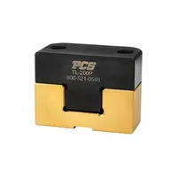 PCS Mold Lock: Black and Gold, Tool Steel, Hardened, Precision Ground, Melonite Male Finish, A-2 (MPN TL-250P)