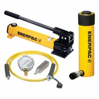 ENERPAC Cylinder and Hand Pump Set: 25 ton Cylinder Nominal Capacity, 2 in Cylinder Stroke, RC252 (MPN SCR252H)
