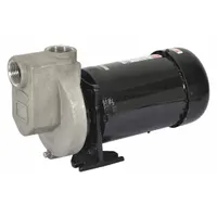 Centrifugal Pump: 230/460V AC, 63 ft Max Head, 1 1/2 in Compat Intake and Disch