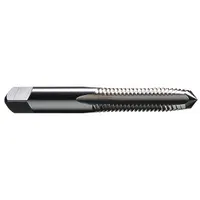 WIDIA GTD Straight Flute Tap: #4-40 UNC, H2, 2 Flute, Bottoming Chamfer, TiN Coated High Speed Steel (MPN 15434)