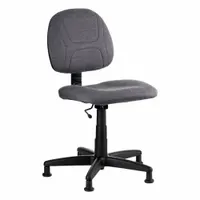 RELIABLE Ergonomic Sewing Chair: SewErgo, Gray, Fabric Material, 17 in Back Ht, 18 1/2 in Seat Wd (MPN 100SE)