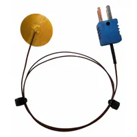 DAYTON Extension Lead: Encapsulated Wire, 500°F Max Temp °F, 260°F Max Temp °C, Male, Mini Connector (MPN 794F61)