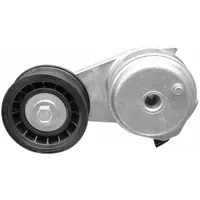 Self-adjusting belt tensioner with one pulley, outside diameter 2 3/4 in. Maintains proper tension on engine accessory drive belts to prevent slippage and extend belt life. Suitable for vehicle engine accessory drive systems