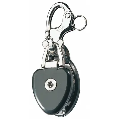 OEM Pulley Block: Swivel - Snap-Shackle-Attached Snatch Blocks