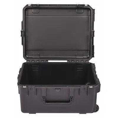 SKB Protective Case: 17 in x 22 in x 10 5/8 in Inside, No Foam, Black, 2 Wheels - Standard Protective Transport Cases