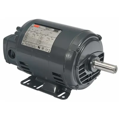 Dayton General Purpose Motor: Rigid Base Mount, Open Drip Proof, 1 1/2 hp, 230/460V AC - Rigid Base 3-Phase General Purpose AC Motors