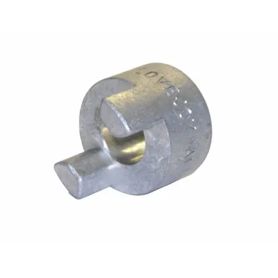 LOVEJOY Jaw Coupling Hub: AL070 Coupling Size, 1 23/64 in Outside Dia - General Purpose Straight Jaw Coupling Hubs