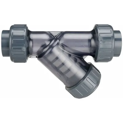 ASAHI Y Strainer: 3 in, Socket, Mesh, 0.0331 in Screen Size, PVC, EPDM - PVC Y Strainers