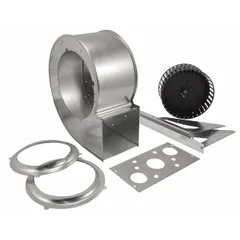 This scroll assembly is a replacement component for HVACR fans, filters, and ventilation systems. It is designed to maintain proper airflow and pressure in commercial or industrial air-moving equipment. Compatible with manufacturer part number 5AE82.