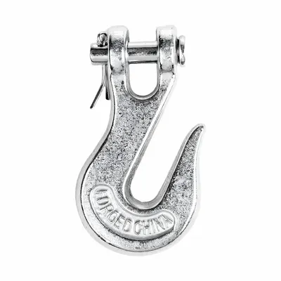 Dayton Grab Hook: 3,900 lb Working Load Limit, 43 Hook Grade, Carbon Steel - Narrow-Opening Grab-Hooks