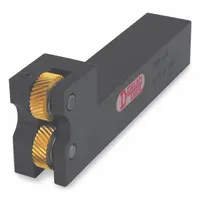 DORIAN Knurling Holder: 1/2 in Shank Wd, 2 3/4 in Shank Lg, 3 5/8 in Overall Lg, 2 Knurls Required (MPN FKT-50-D)