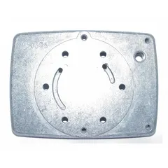 The HEAT WAGON M50545 is a metal end cover designed to cap or enclose the ends of HVACR equipment housings. It protects internal components from debris and physical damage in heating and cooling systems.
